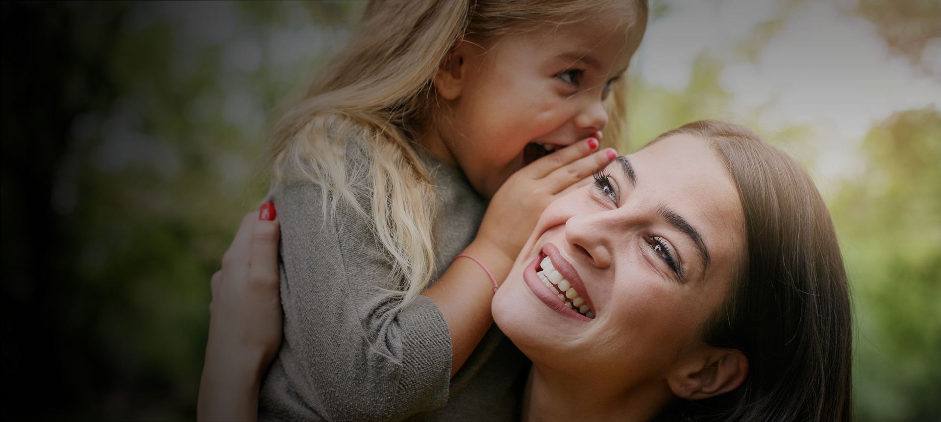 Mom and yound daughter
